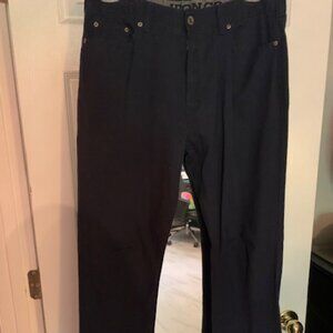 Men's Dark Navy Slacks/Iron Co.